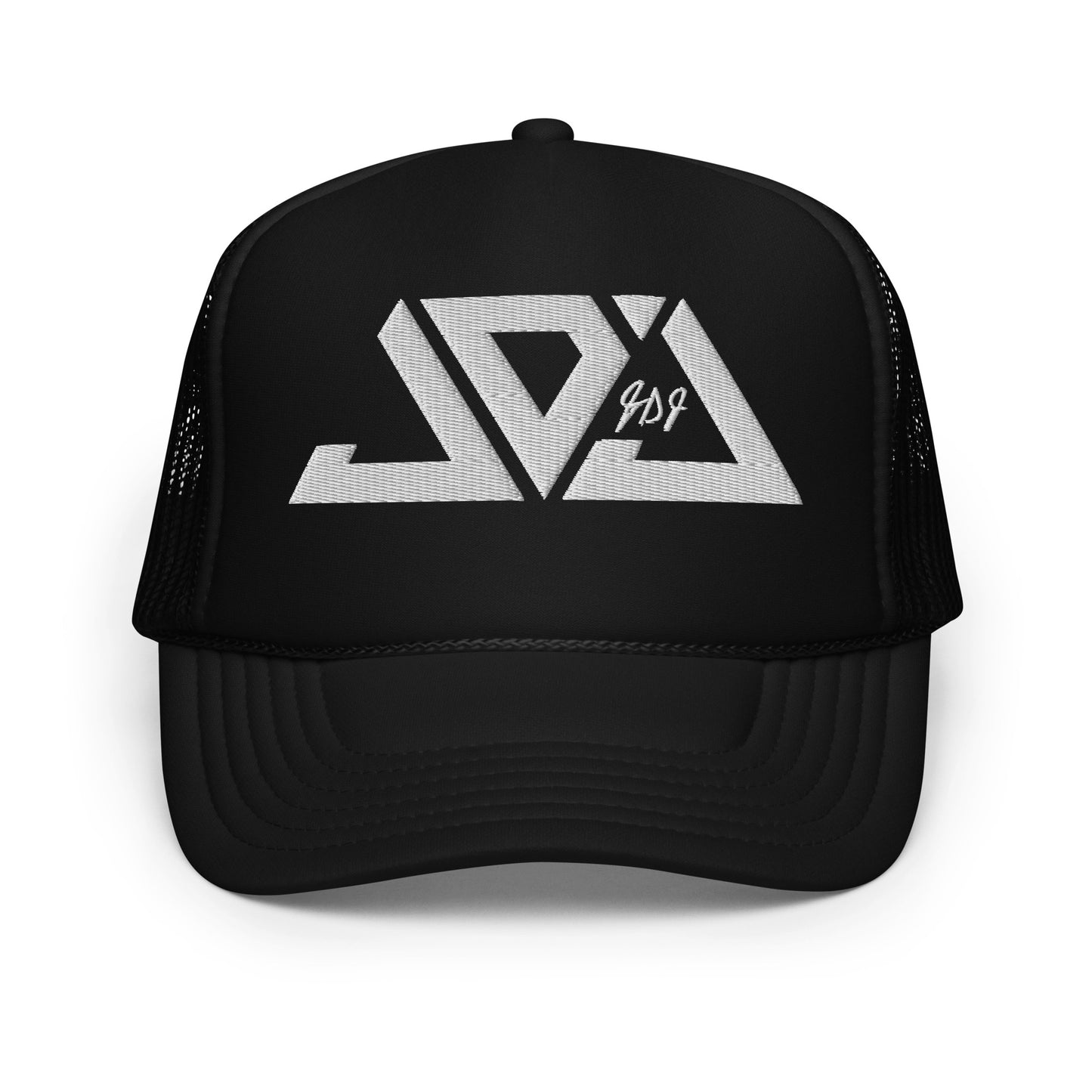 Johnson Embroidered Logo Trucker Hat