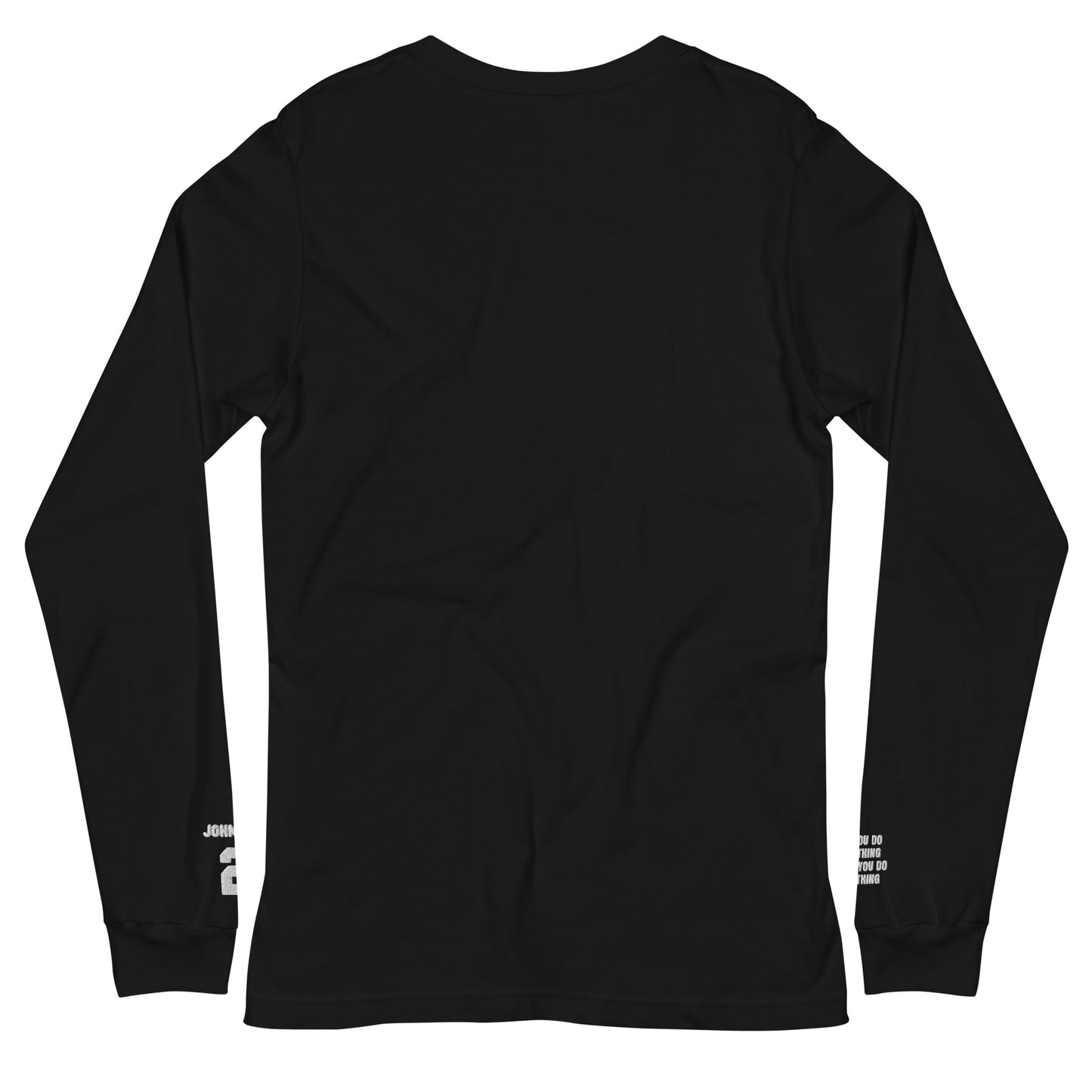 Johnson Embroidered Logo Long Sleeves - Black