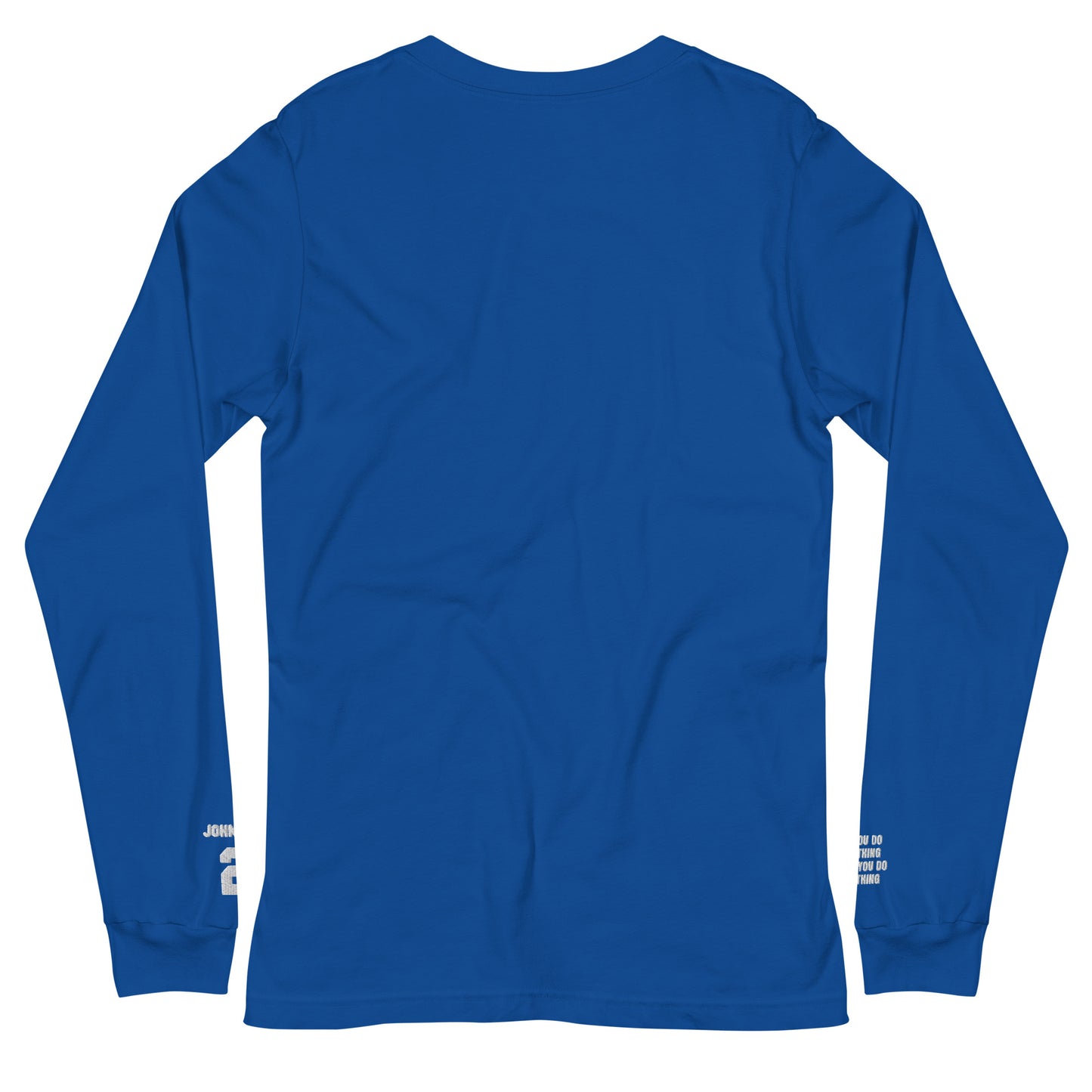 Johnson Embroidered Logo Long Sleeves - Blue