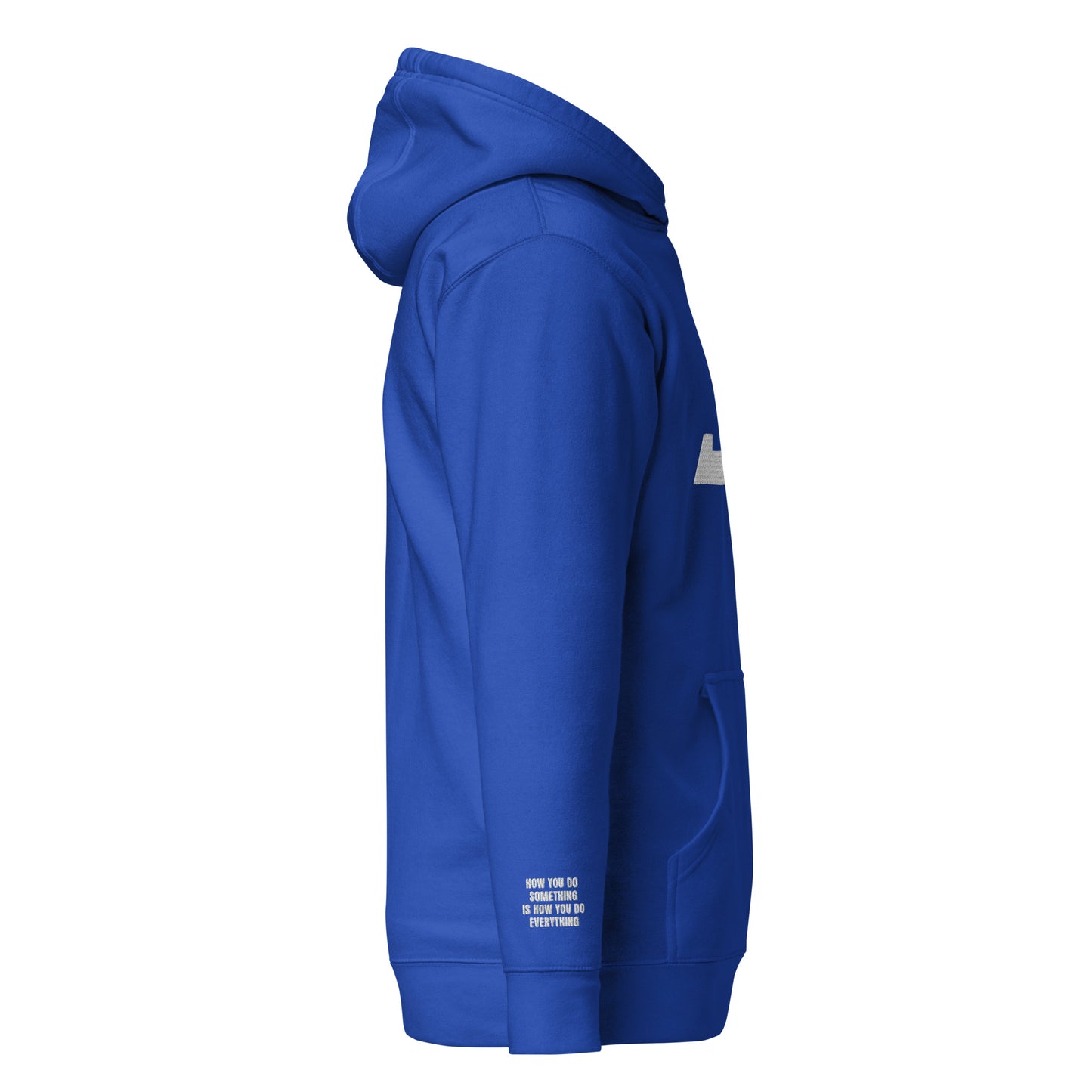 Johnson Embroidered Logo Hoodie - Blue