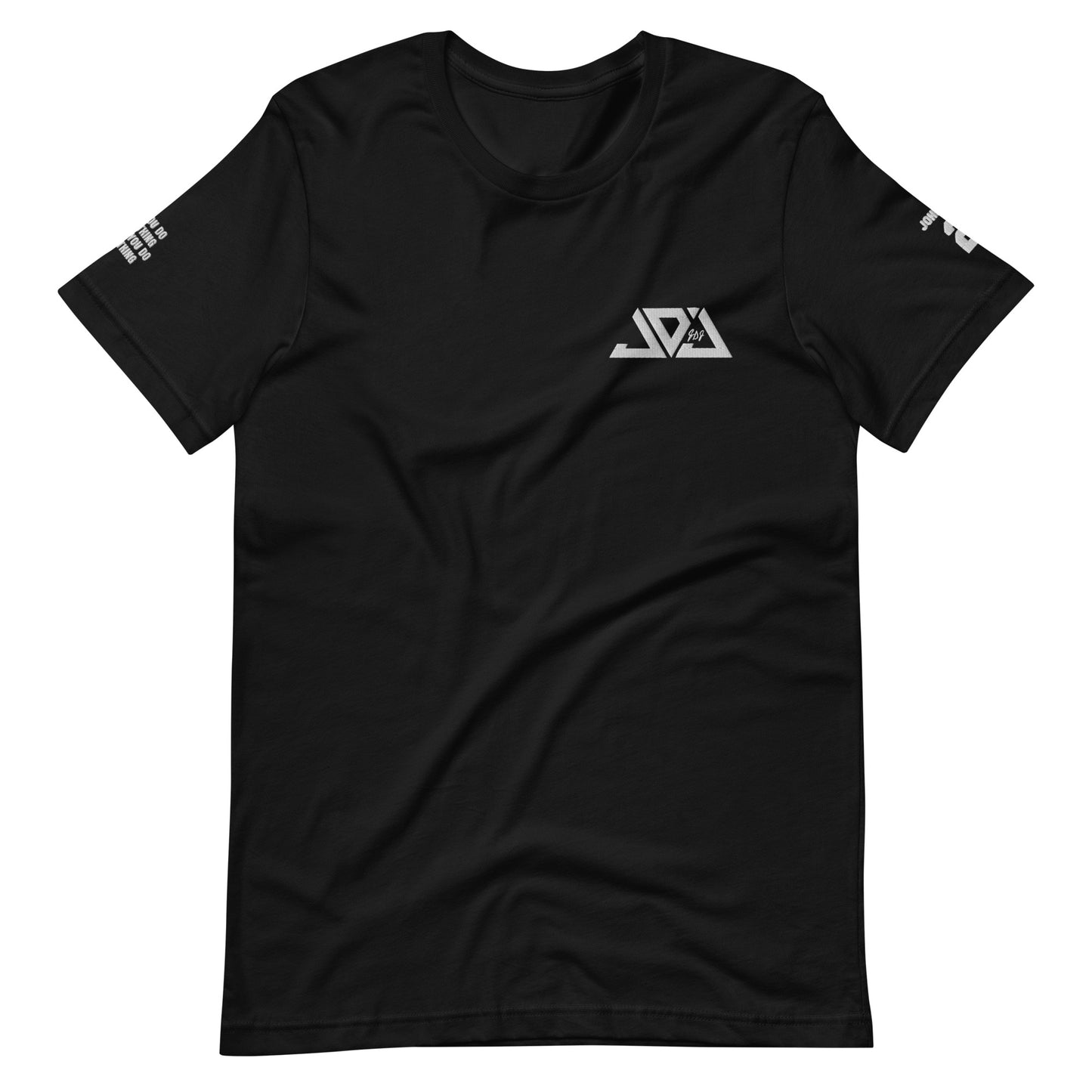 Johnson Embroidered Logo T-Shirt - Black